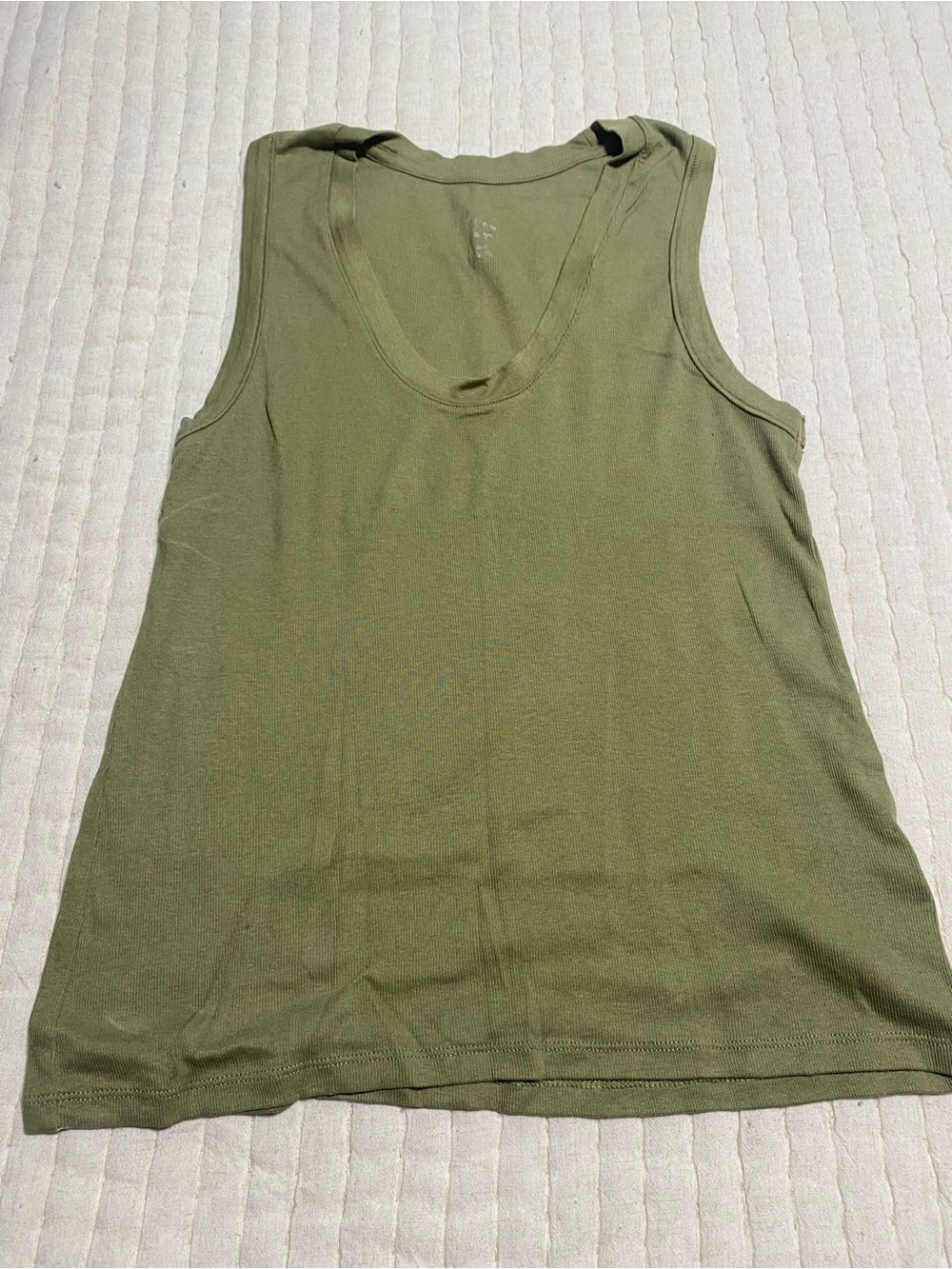 a new day Olive Scoop Neck Tank Top